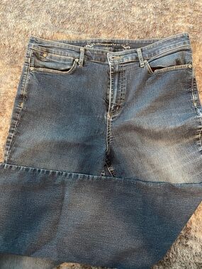 Christopher & Banks Men's Dark Blue Straight-Leg Jeans